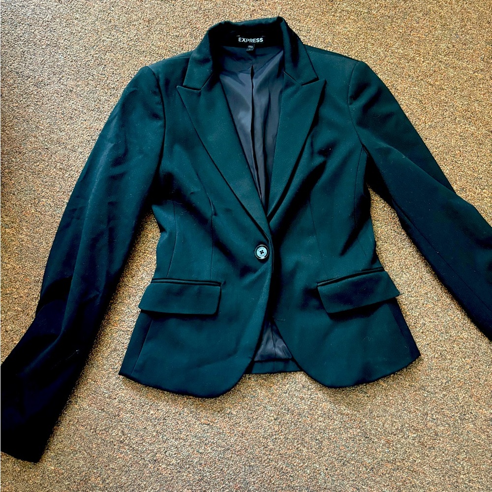 Express size 0 black blazer
